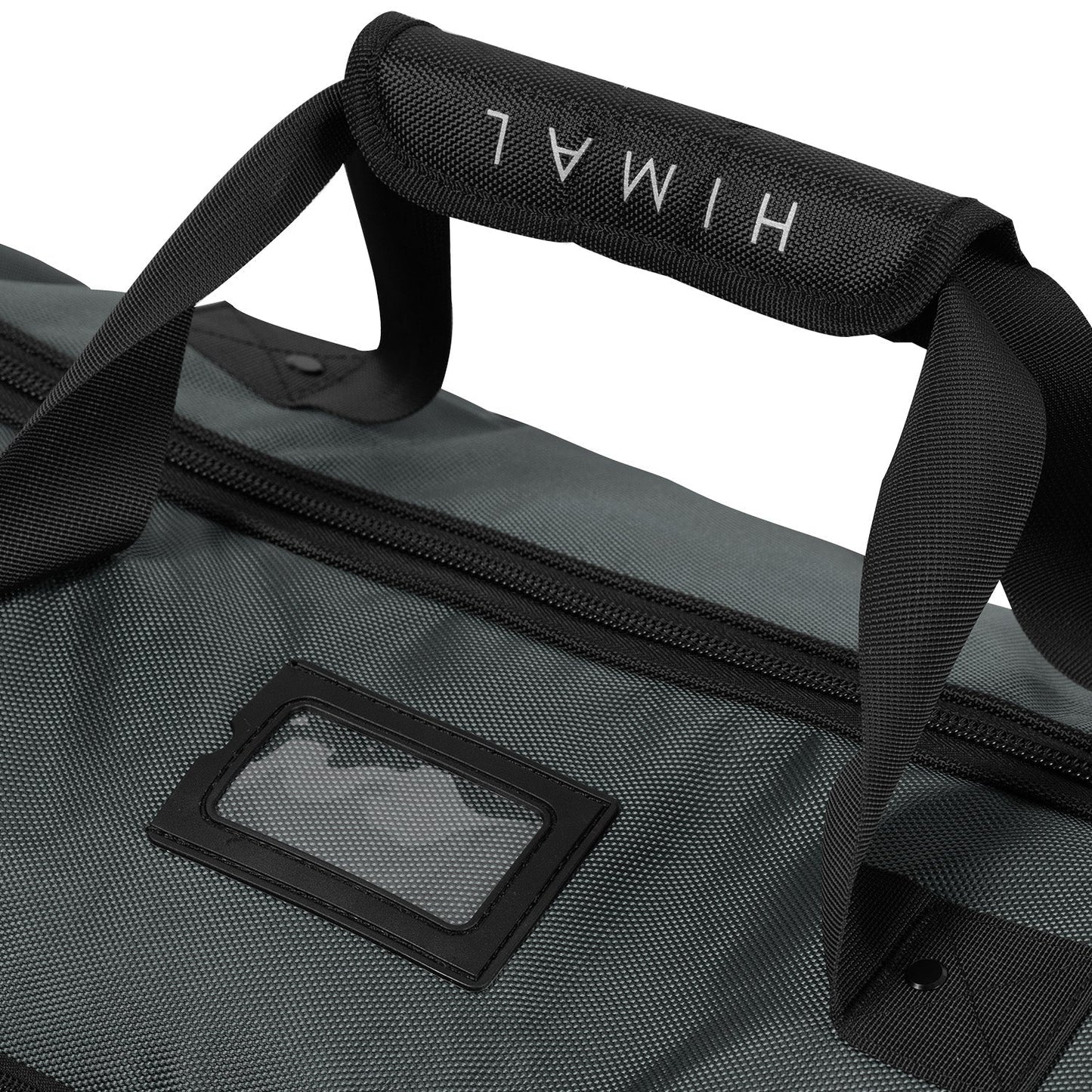 Heavy Duty Oxford Fabric Golf Travel Bag with Hard Case Top-Neutral Gray