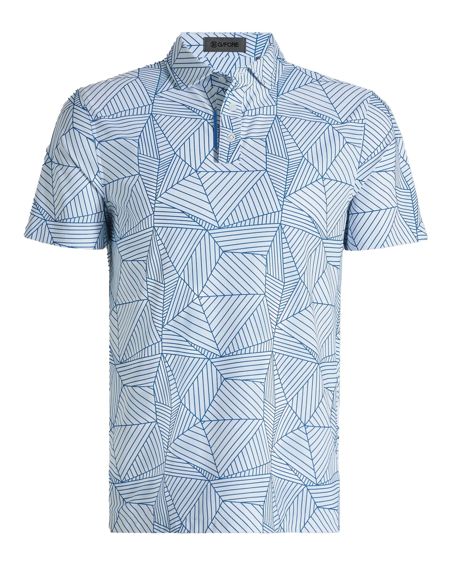 G/FORE Geometric Tech Pique Golf Polo