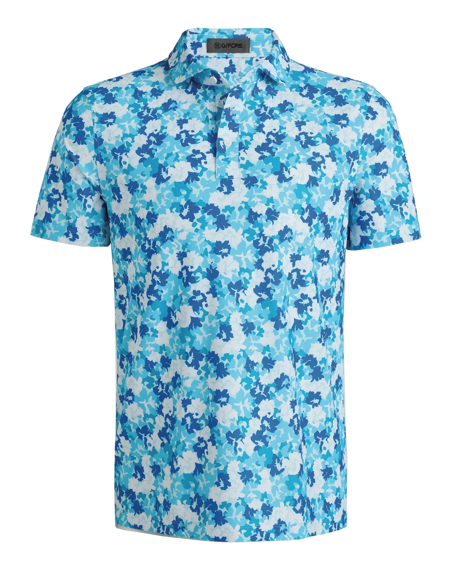 G/FORE Camo Floral Tech Pique Golf Polo