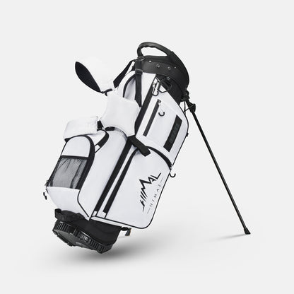 Golf Stand Bag with 7 Way Top Dividers-White
