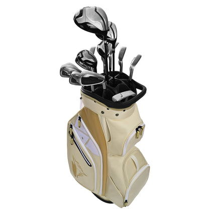 uniHimal Silence 002 Quiet Soundless 15 Way Organizer Dividers Golf Cart Bag Beige
