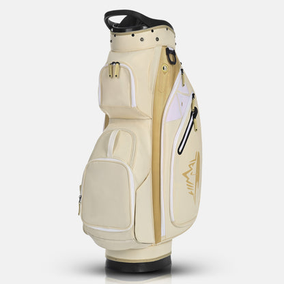 uniHimal Silence 002 Quiet Soundless 15 Way Organizer Dividers Golf Cart Bag Beige