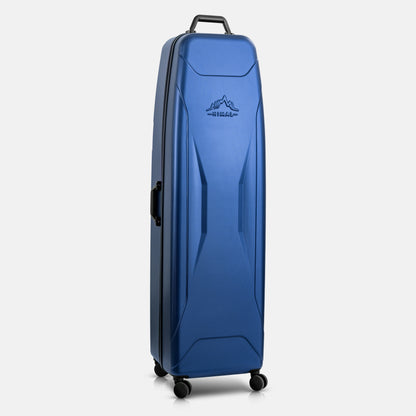 Durable Hard Shell PC Water-Resistant Golf Travel Bag-Blue
