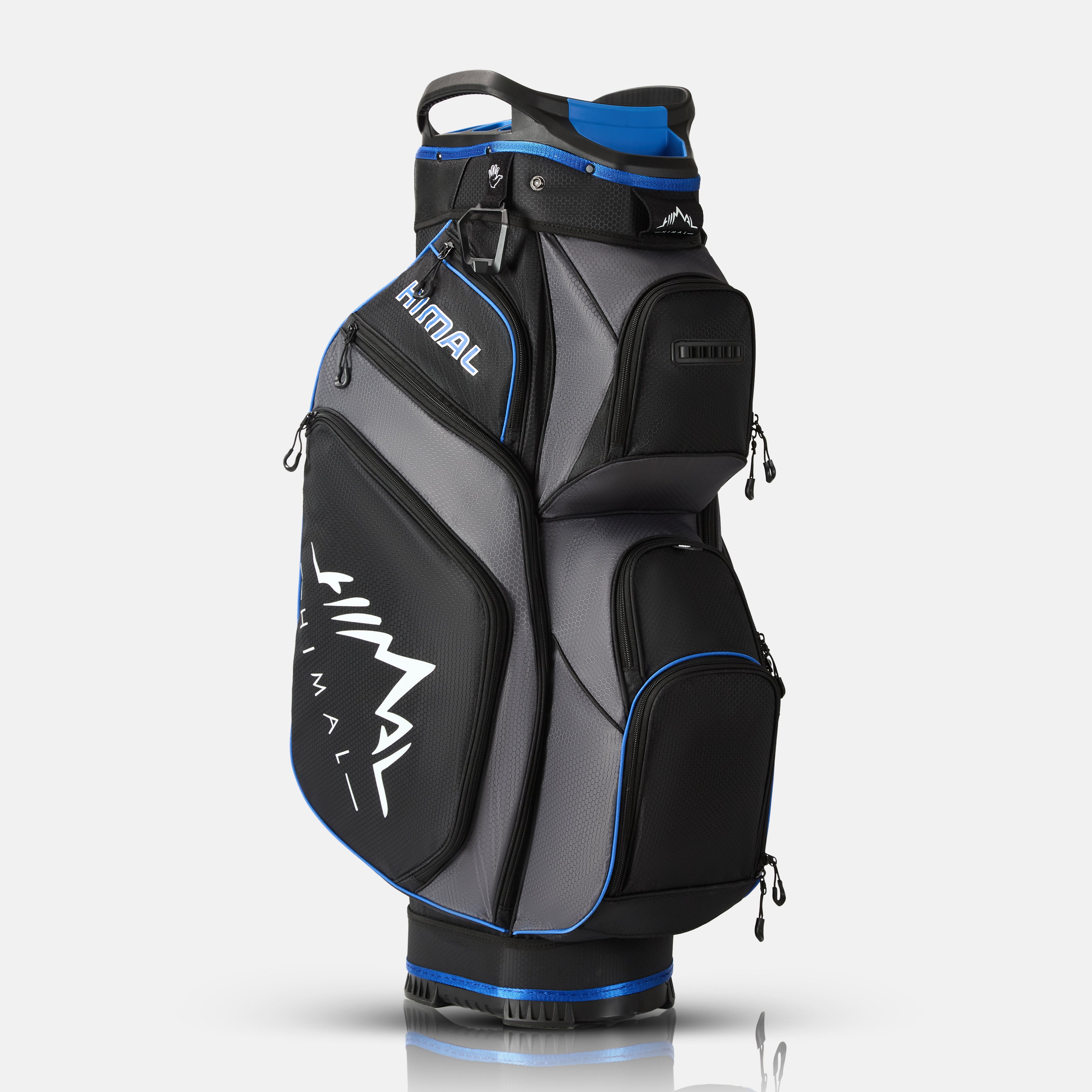 14-Way Full Length Premium Golf Cart Bag-Charcoal Gray