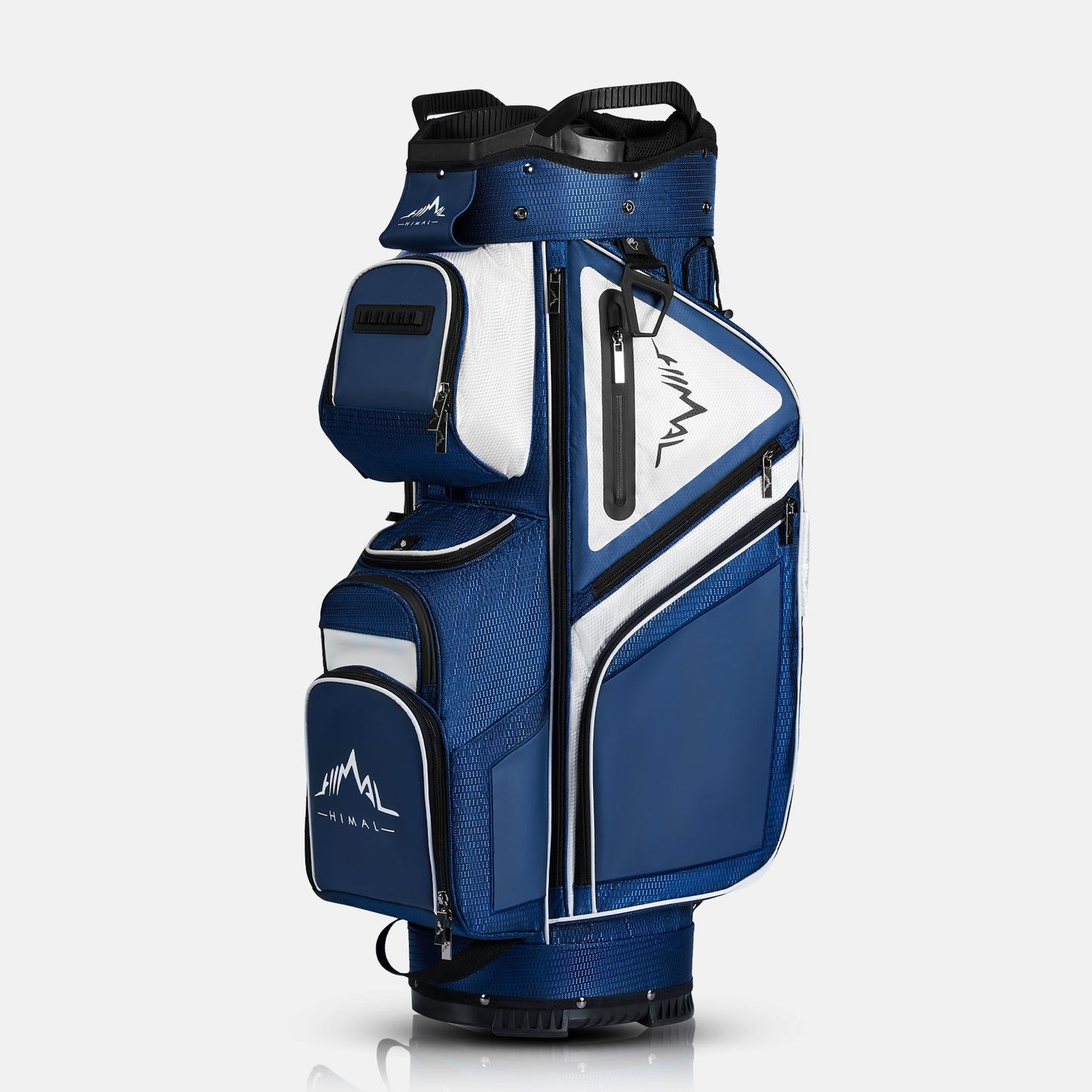 Golf Cart Bag 15-Way Organizer Divider-Blue White