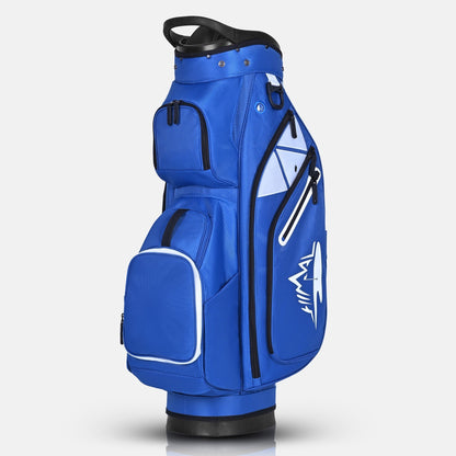 uniHimal Silence 002 Quiet Soundless 15 Way Organizer Dividers Golf Cart Bag Blue