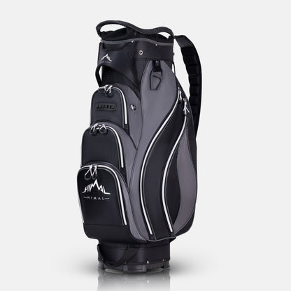 Golf Cart Bag with 14-Way Divider Top-Black Grey