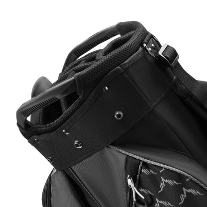 14 Way Golf Cart Bag-Black Grey