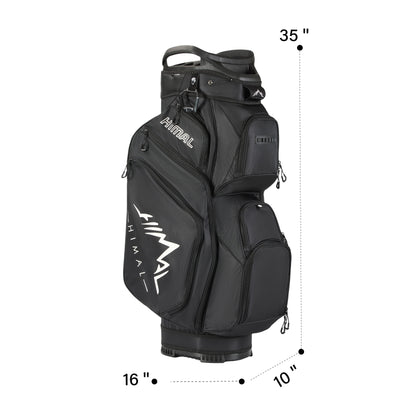 14-Way Full Length Premium Golf Cart Bag-Classic Black