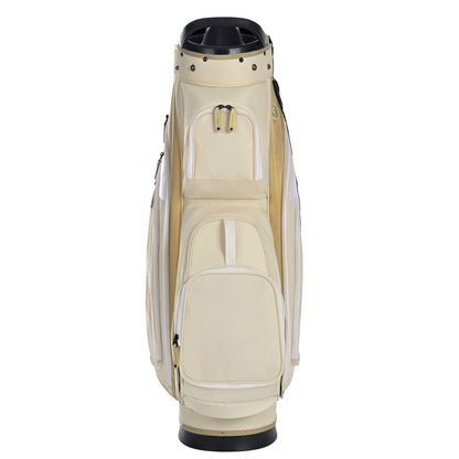 uniHimal Silence 002 Quiet Soundless 15 Way Organizer Dividers Golf Cart Bag Beige