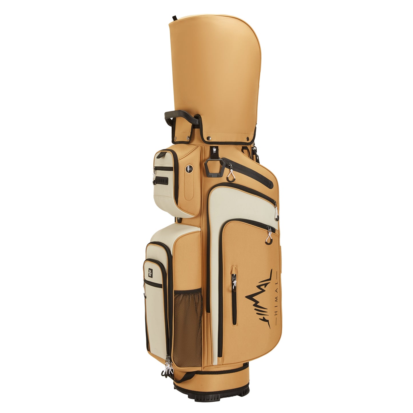 15-Way Full-Length Divider Golf Cart Bag-Beige