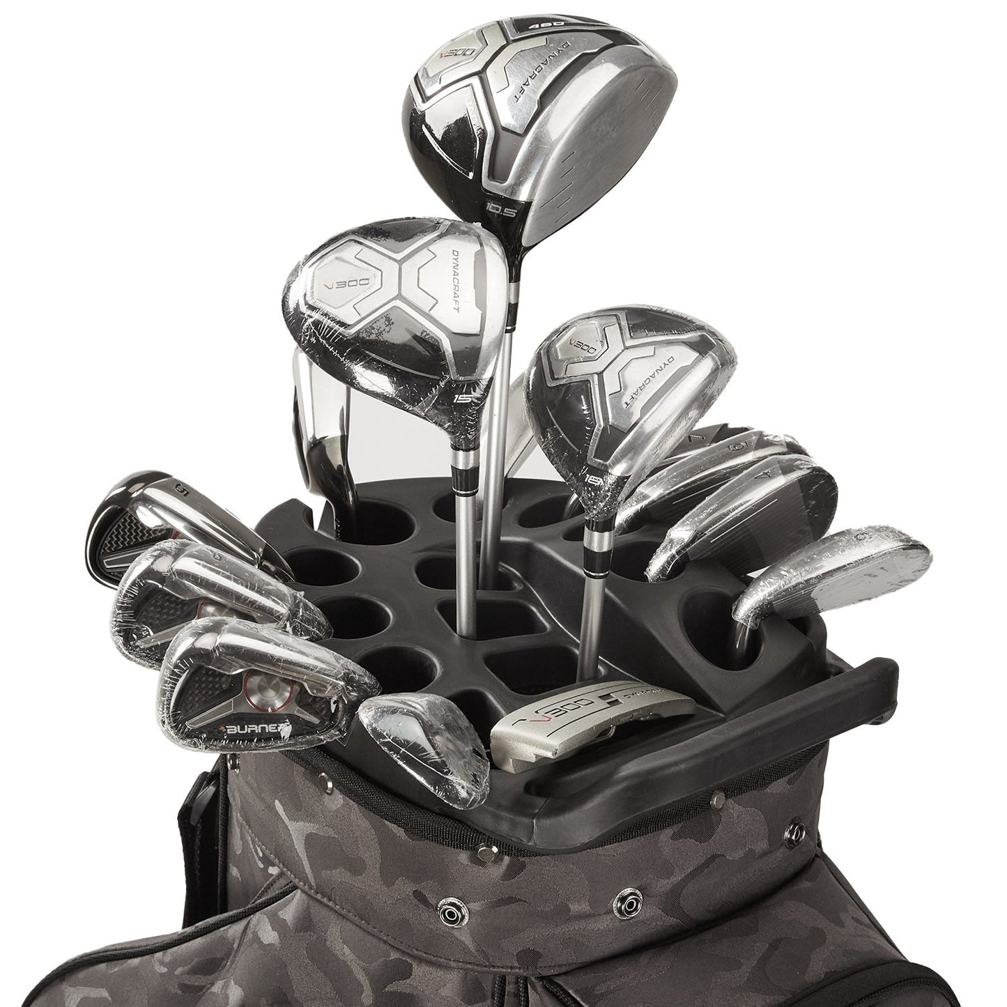 15-Way Full-Length Divider Golf Cart Bag-Camouflage