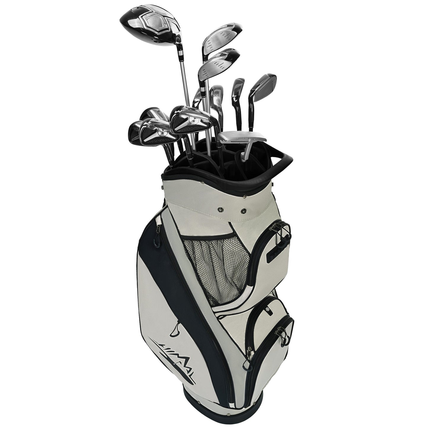 uniHimal Silence 001 Quiet Soundles 14 Way Organizer Dividers Golf Cart Bag Gray