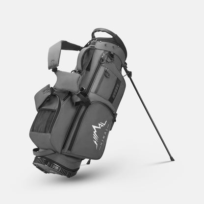 Golf Stand Bag with 7 Way Top Dividers-Grey