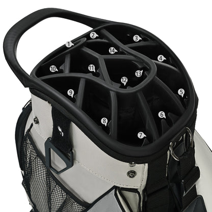uniHimal Silence 001 Quiet Soundles 14 Way Organizer Dividers Golf Cart Bag Gray