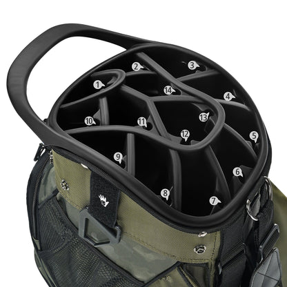 uniHimal Silence 001 Quiet Soundles 14 Way Organizer Dividers Golf Cart Bag Camo