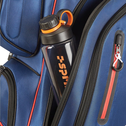 14-Way Golf Cart Bag Pro-Navy Blue