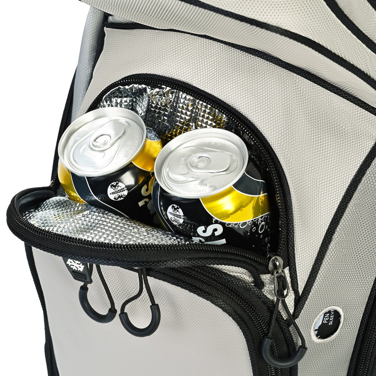 uniHimal Silence 001 Quiet Soundles 14 Way Organizer Dividers Golf Cart Bag Gray