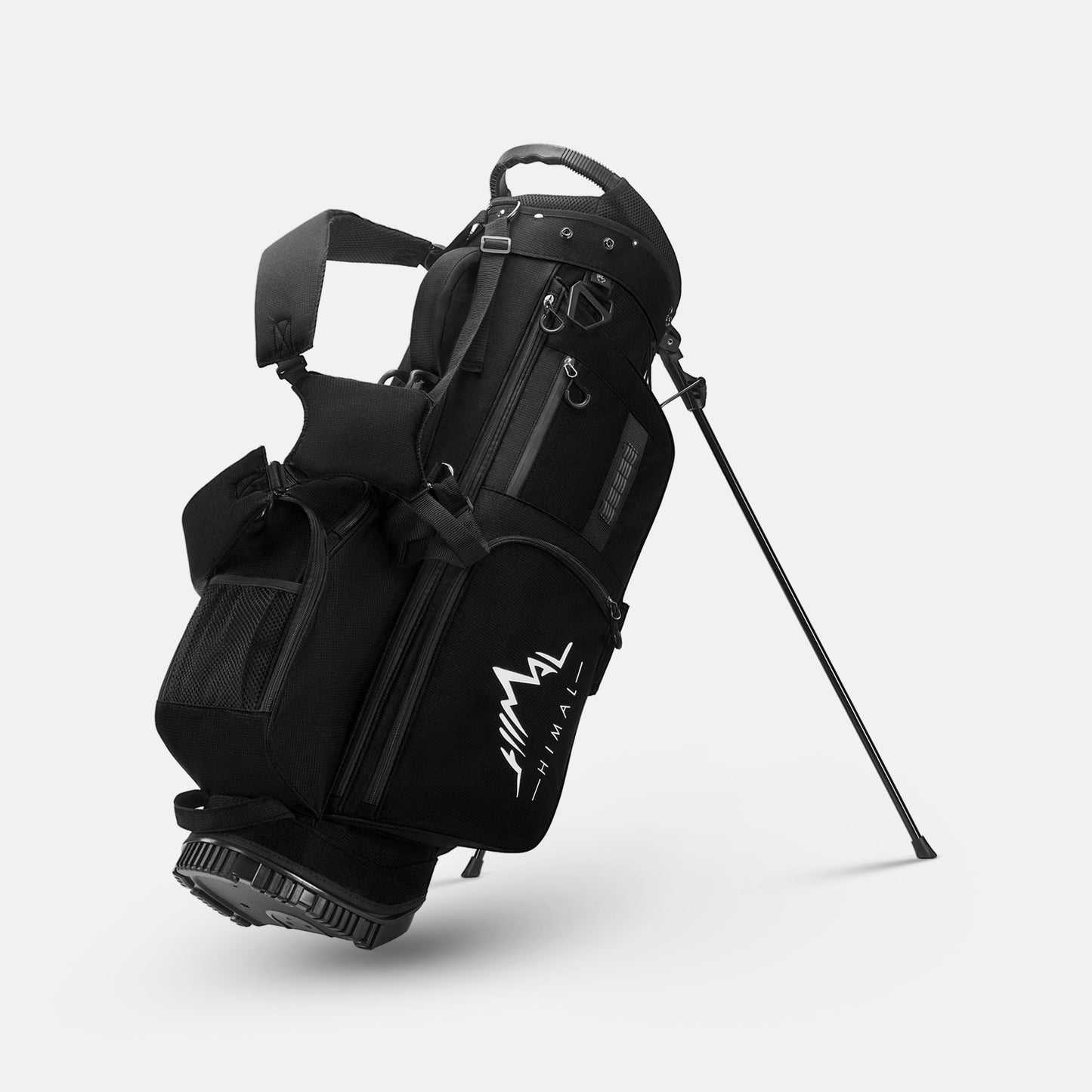 Golf Stand Bag with 7 Way Top Dividers-Black