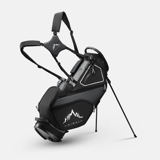 Golf Stand Bag with 14 Way Top Dividers-Black