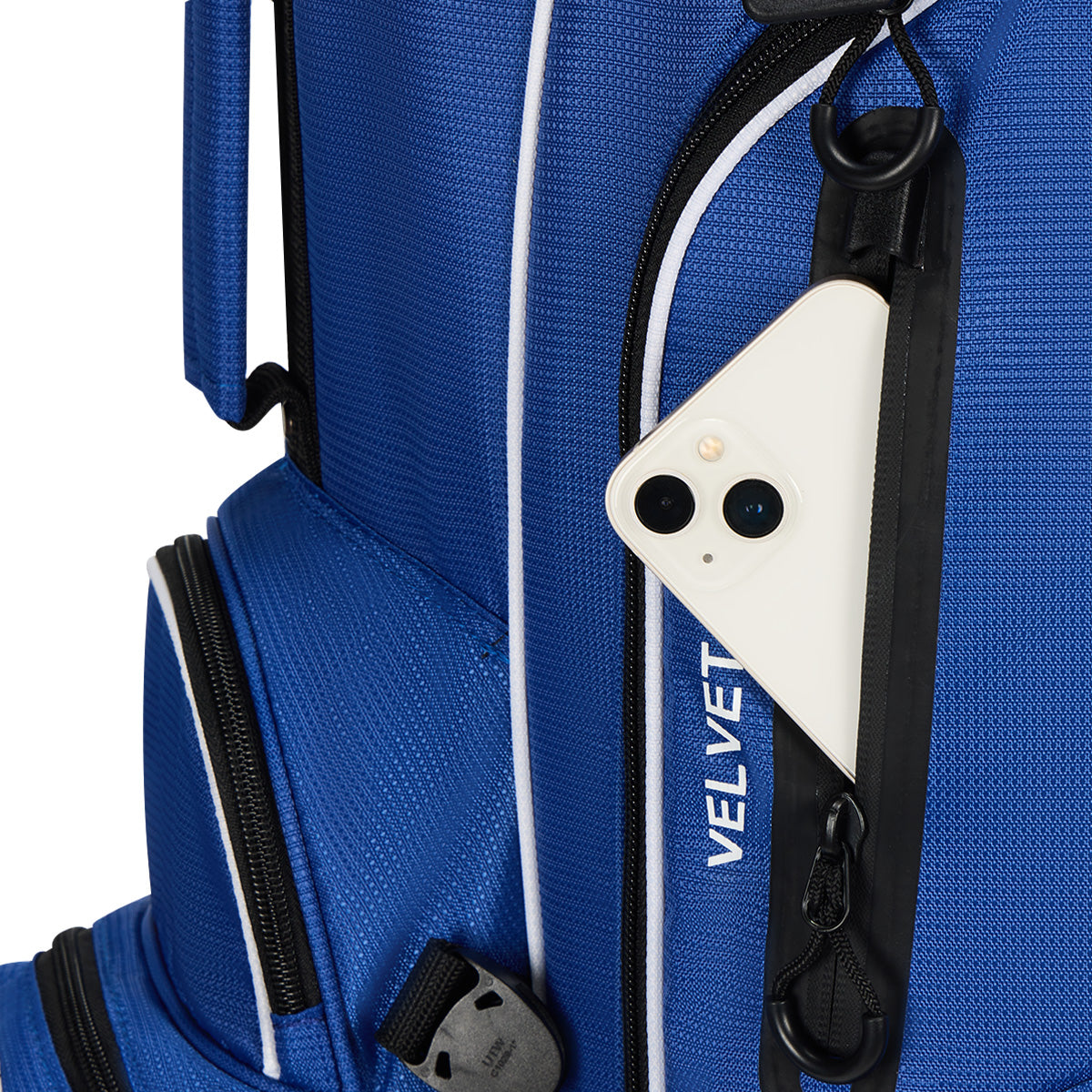 4-Way Full-Length Golf Stand Bag-Royal Blue White