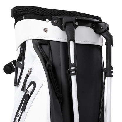 5-Way Golf Stand Bag-Classic Black White