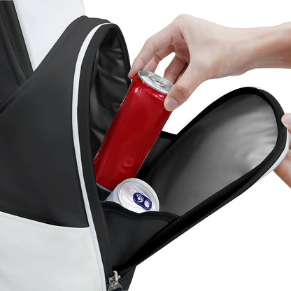 5-Way Golf Stand Bag-Classic Black White