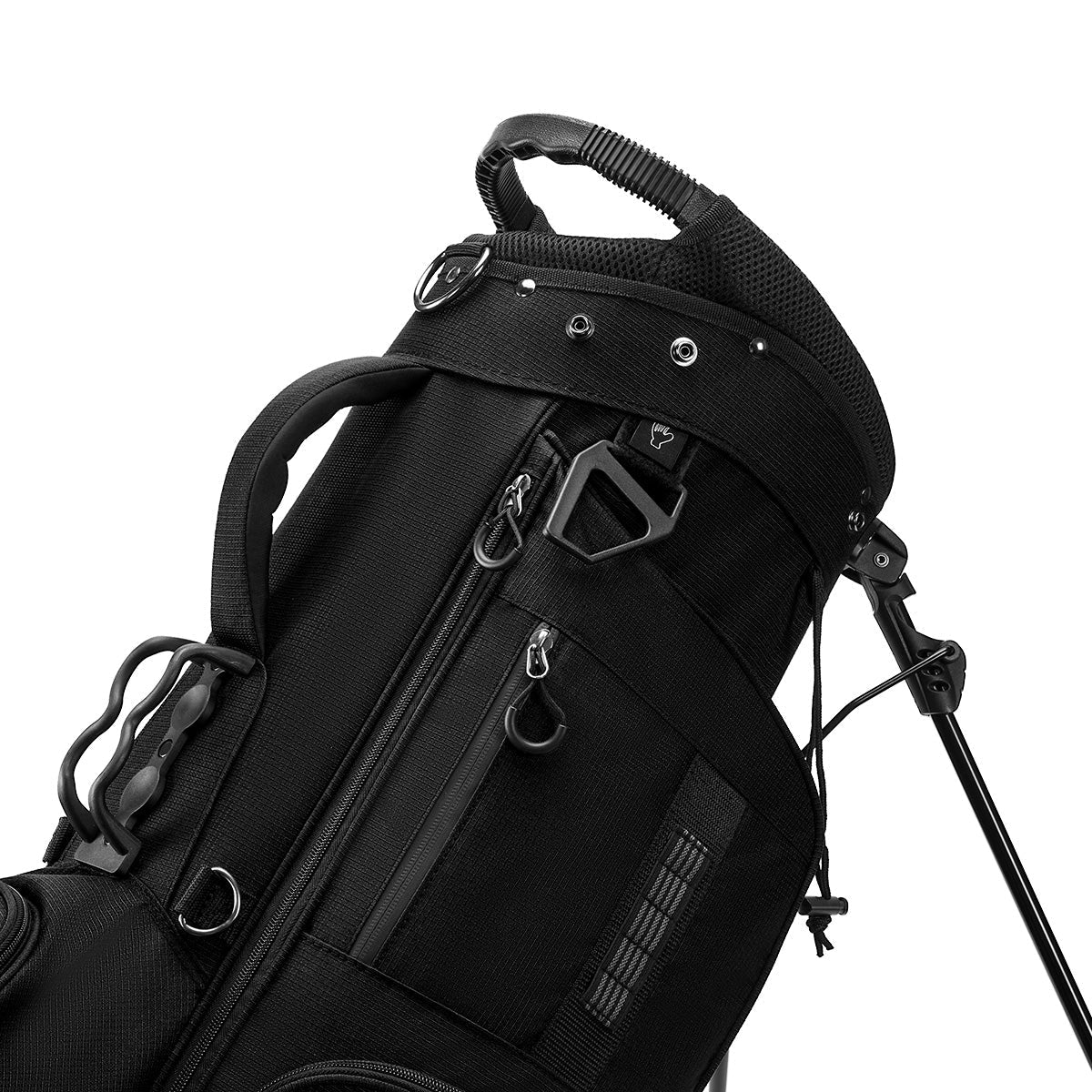 Golf Stand Bag with 7 Way Top Dividers-Black