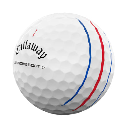 Callaway Chrome Soft Triple Track Golf Balls - White