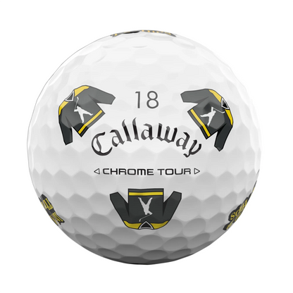 Callaway Chrome Tour Happy Gilmore 2 "It's All In The Hips" Golf Balls