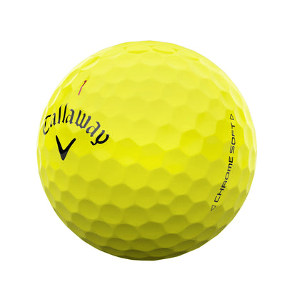 Callaway Chrome Soft Golf Balls - Yellow