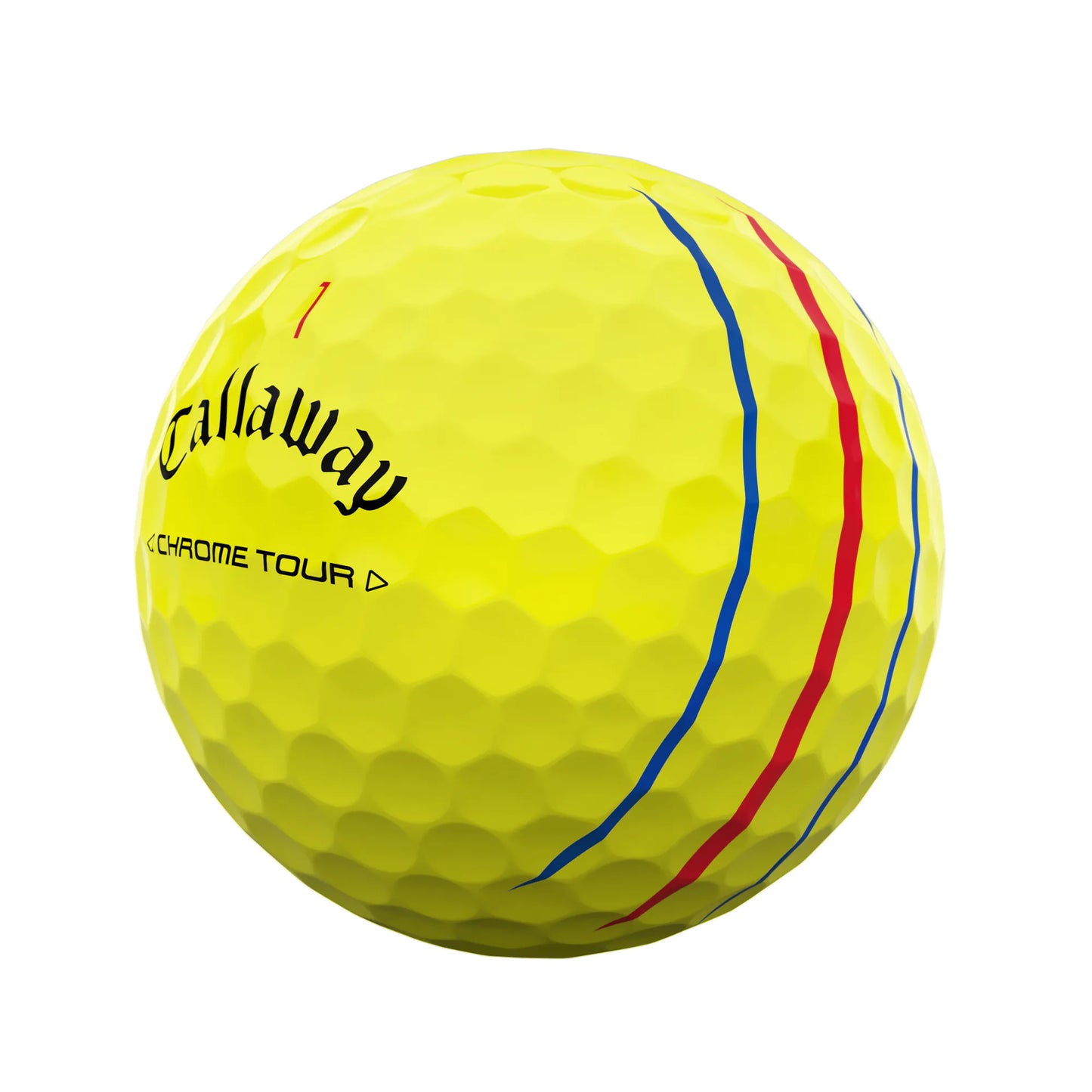 Callaway Chrome Tour Triple Track Golf Balls - Yellow