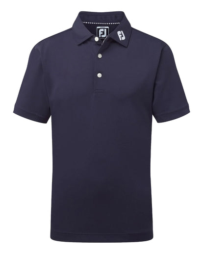 FootJoy Junior Stretch Pique Solid Golf Polo