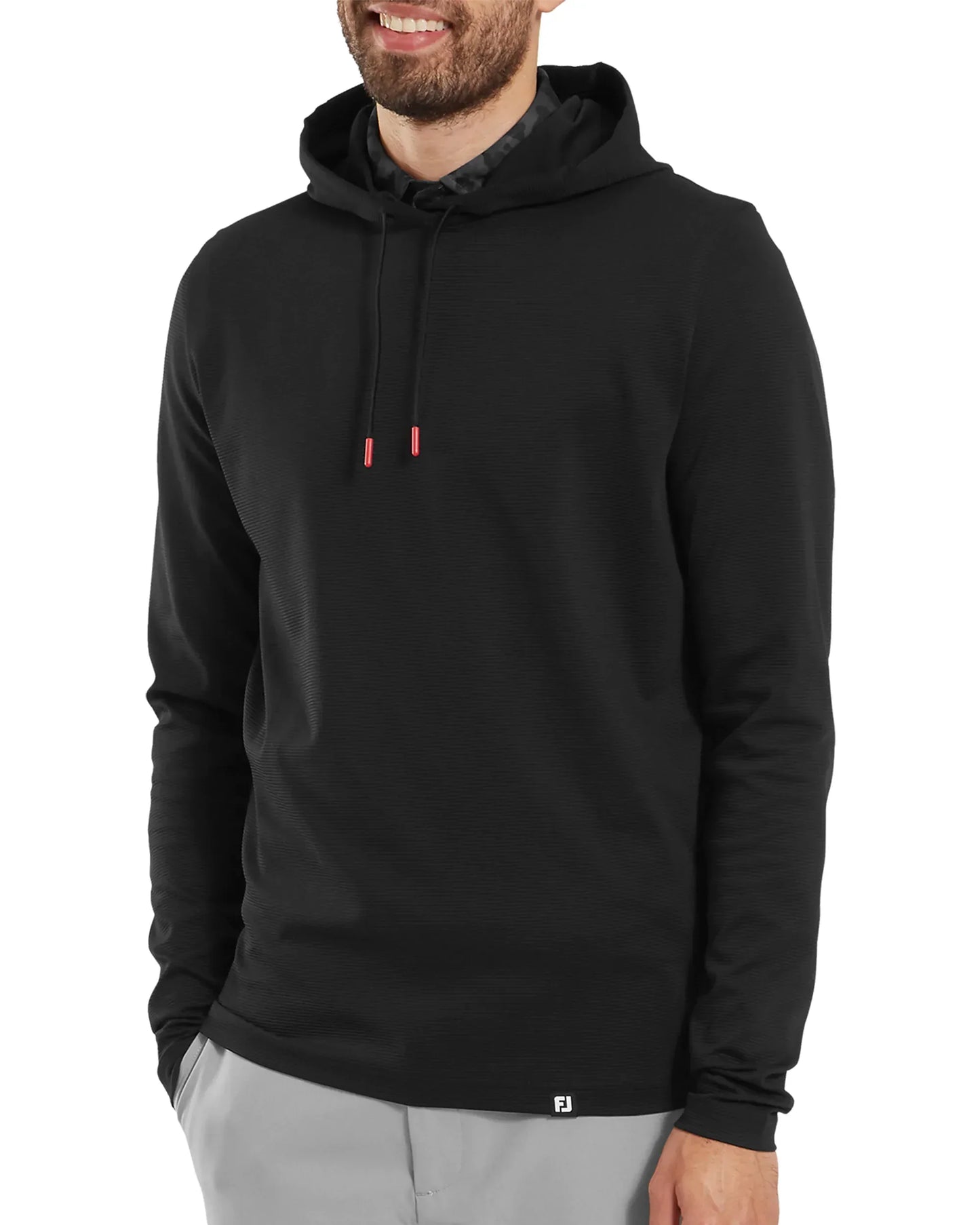 FootJoy Ottoman Jacquard Golf Hoodie