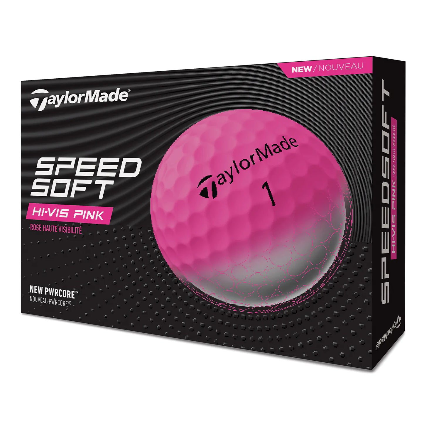 TaylorMade SpeedSoft Golf Balls - Pink