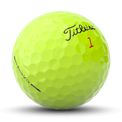 Titleist Pro V1x 2025 Golf Balls - Yellow