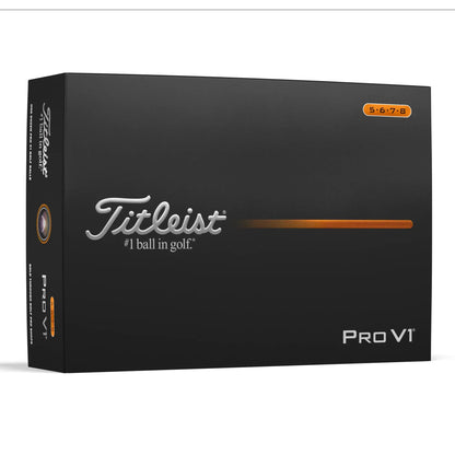 Titleist Pro V1 2025 Golf Balls - White - High Numbers