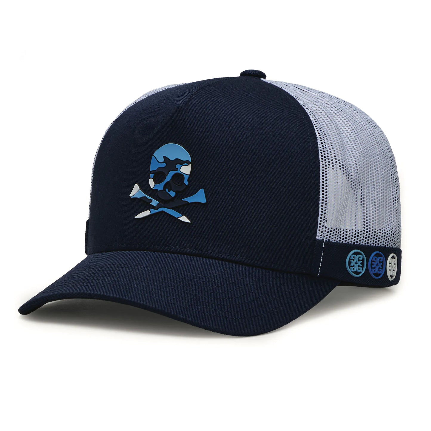 G/FORE Camo Skull & T's Golf Trucker Cap